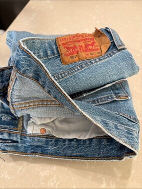Levi's Men's Straight Light Blue Denim Jeans